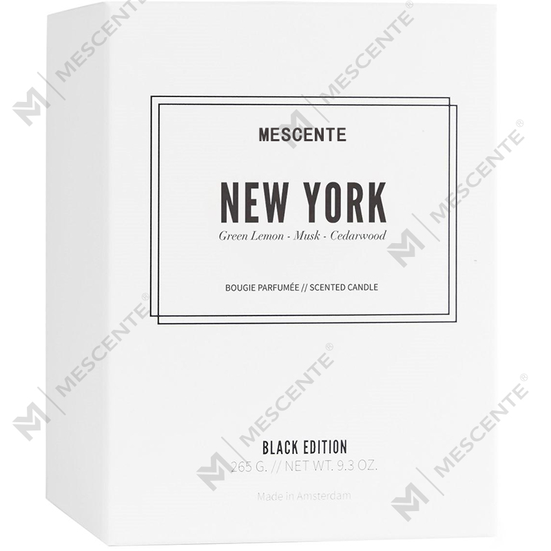 Candele profumate con logo personalizzato nero di lusso all'ingrosso M&Scent