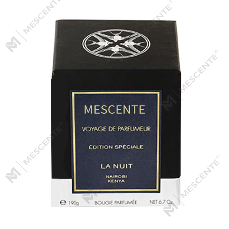 Candela profumata alla vaniglia con supporto in vetro di lusso fatta a mano M&Scent con cristalli