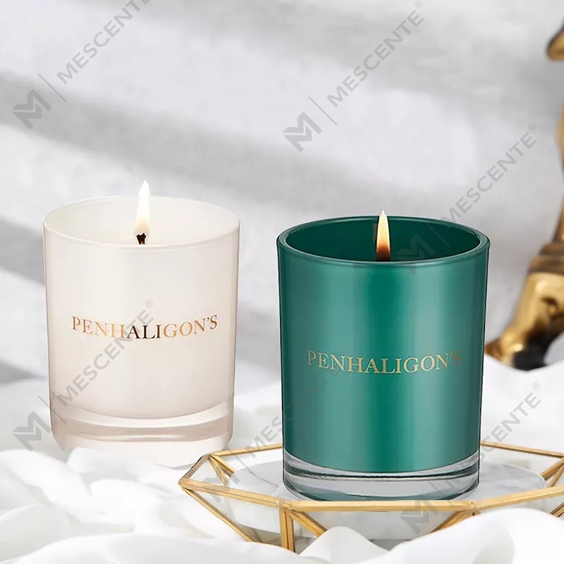 Candele profumate per aromaterapia con cera di soia profumata di cristallo di guarigione spirituale di lusso all'ingrosso con etichetta privata