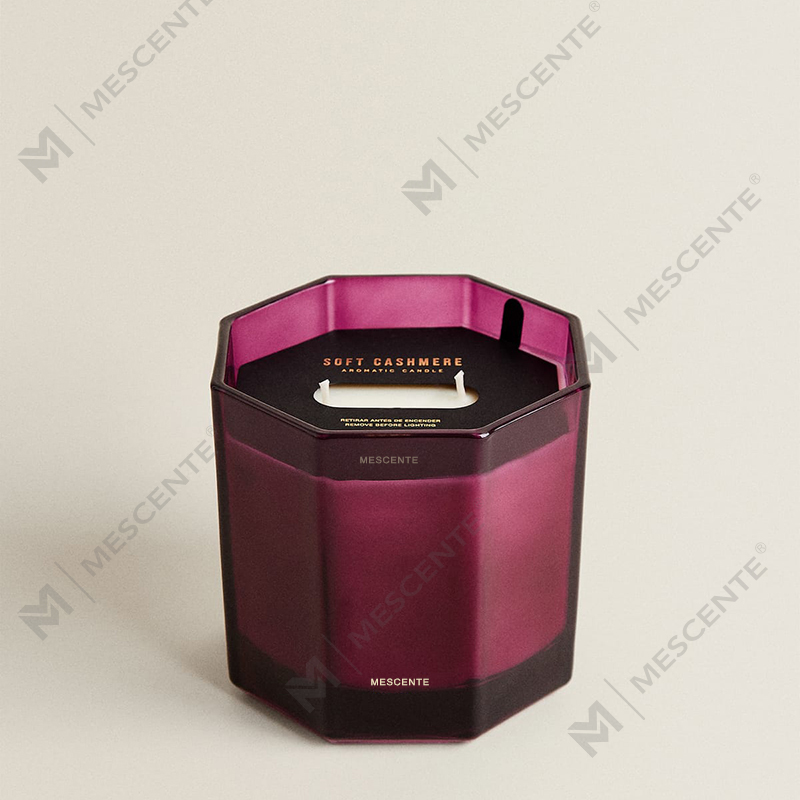 Candele profumate natalizie di lusso M&Scent Candele di cera di soia con aroma di aromaterapia in confezione regalo in barattolo di vetro nero