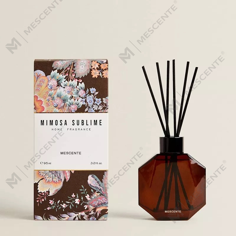 Diffusore a bastoncini per la casa da 200 ml di lusso personalizzato M&Scent con etichetta privata da 500 ml con scatola