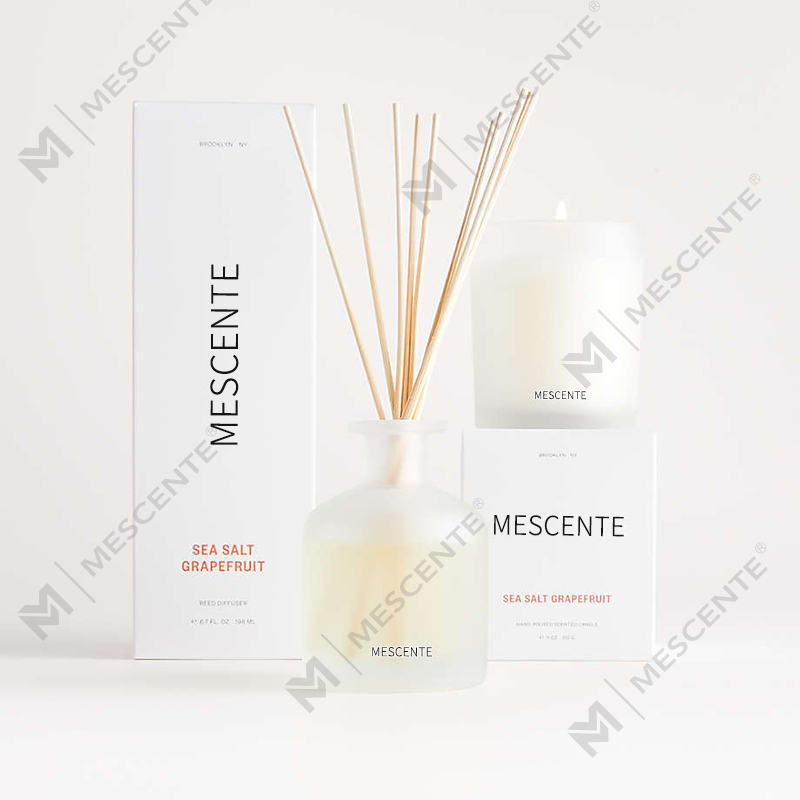 Set regalo con diffusore di aromi a bastoncini di lusso con etichetta privata M&Scent con scatola