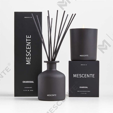 Candele profumate di cera di soia con marchio privato di lusso all'ingrosso M&Scent con scatola