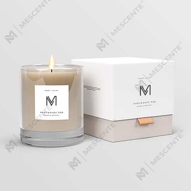 M&Scent fabbrica all'ingrosso direttamente candele profumate di cera di soia con etichetta privata di lusso con scatola sfusa