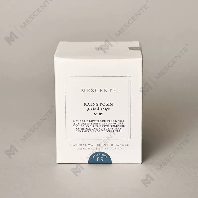 M&Scent all'ingrosso nuova candela di soia profumata Kerzen con etichetta privata personalizzata di lusso in vasetti di cristallo di Natale con coperchio