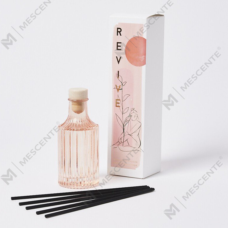 M&Scent Custom 100ml Bottiglia di vetro da 200ml Tatakan Per diffusore a bastoncini di fiori