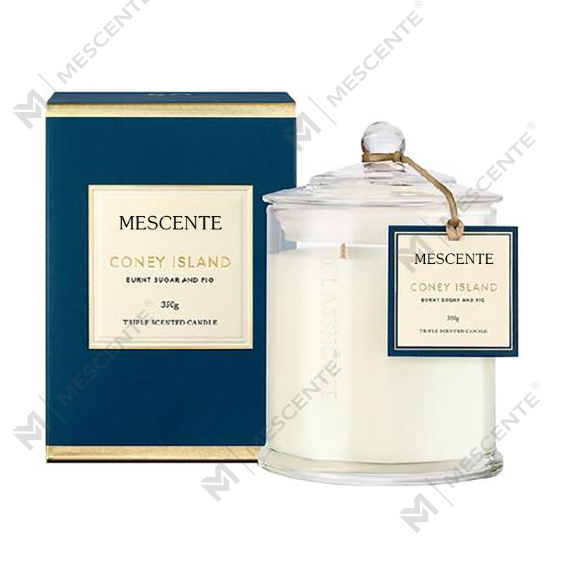 Candele di soia profumate in barattolo a cupola natalizio con etichetta privata di lusso all'ingrosso M&Scent con coperchio