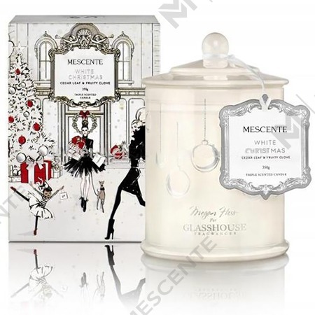 Candele di soia profumate in barattolo a cupola natalizio con etichetta privata di lusso all'ingrosso M&Scent con coperchio